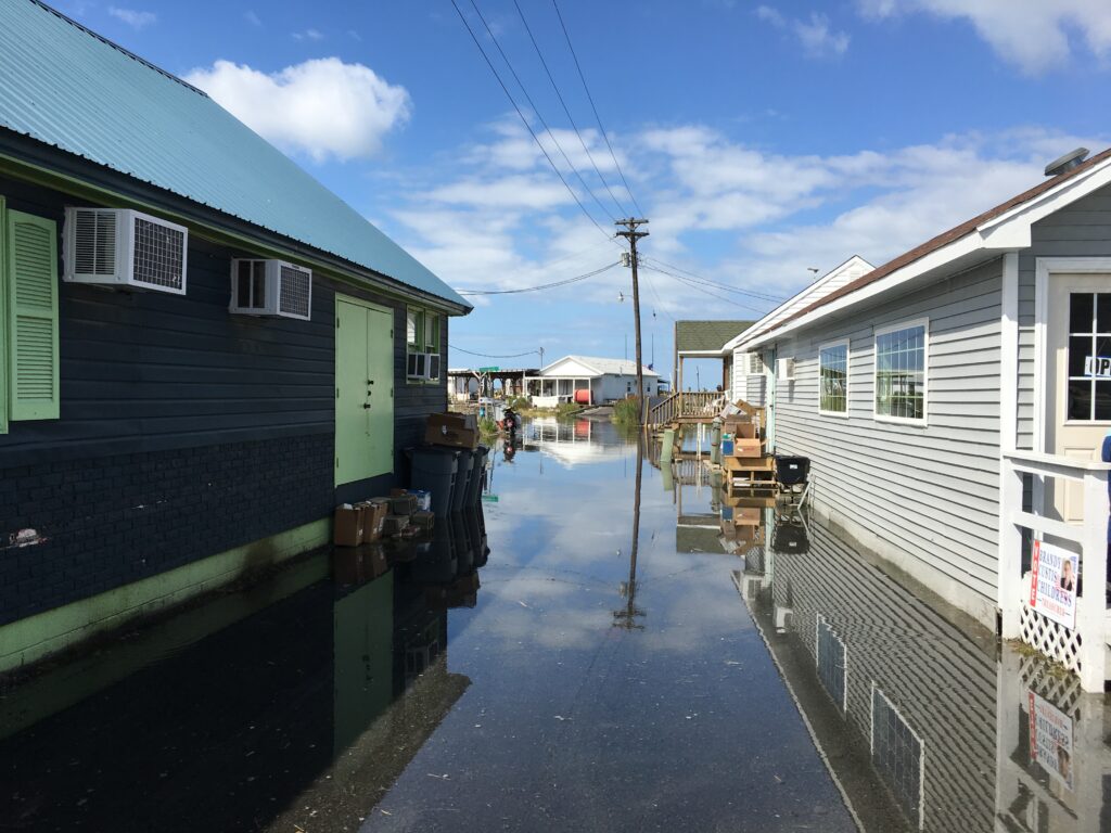 Tangier under  water