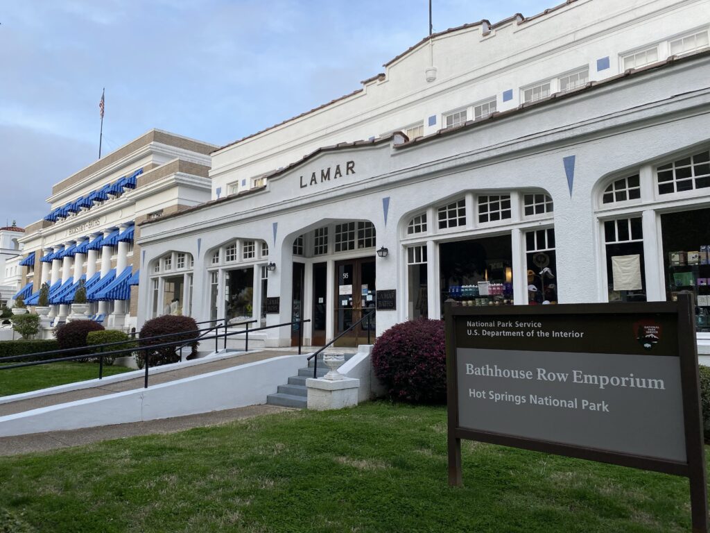 Bathhouse Row in Hot Springs, AR