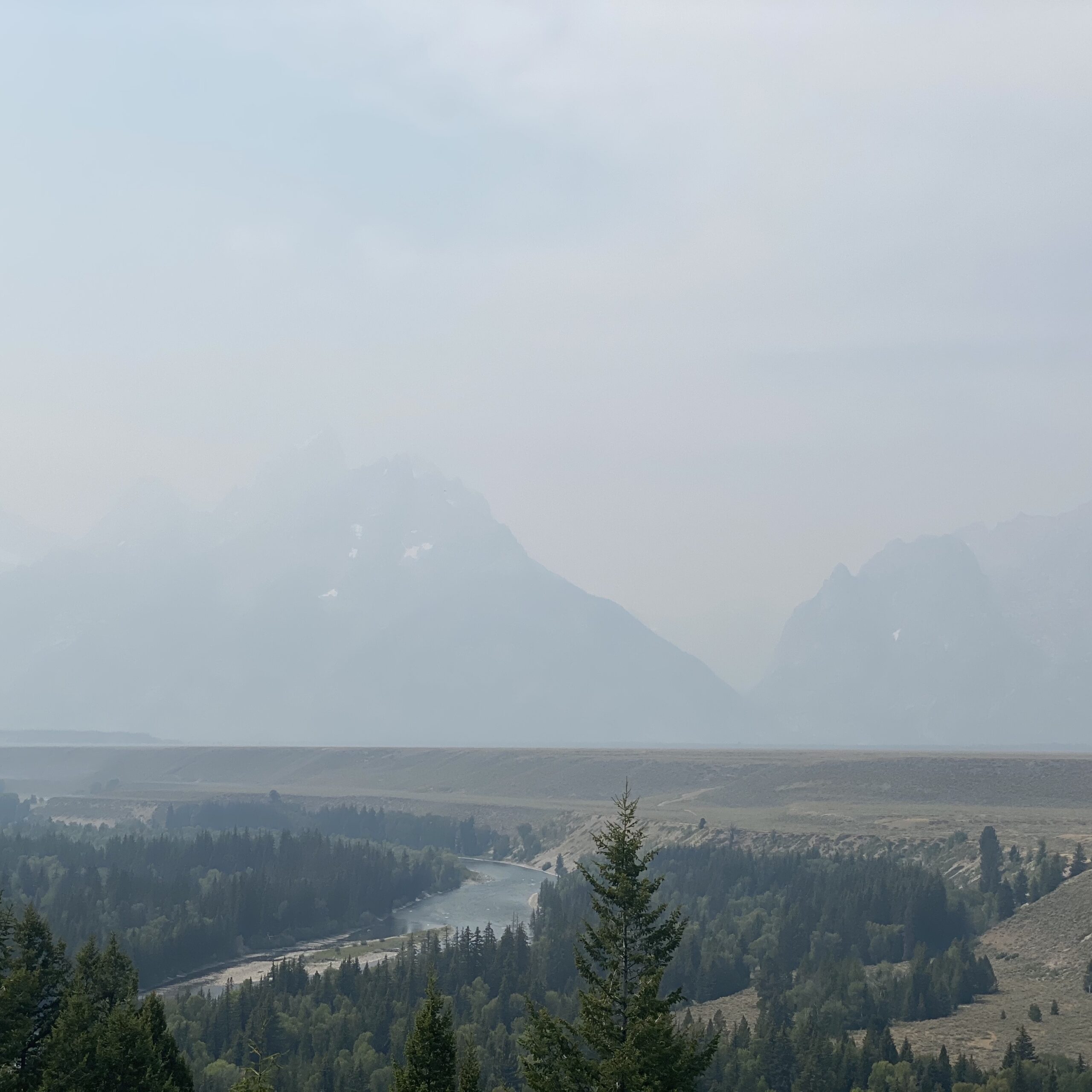 Smoke Gets in Your Eyes at Grand Teton